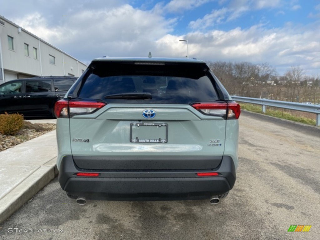 2021 RAV4 XLE AWD Hybrid - Lunar Rock / Black photo #15