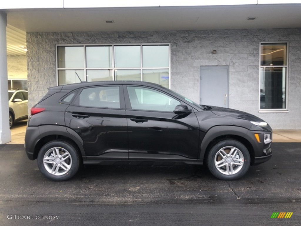 Ultra Black 2021 Hyundai Kona SE AWD Exterior Photo #140698944