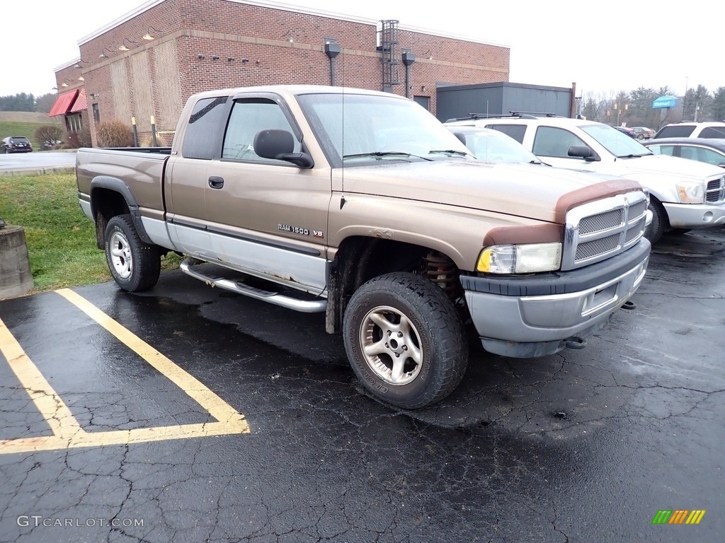 Sierra Bronze Pearlcoat 2000 Dodge Ram 1500 SLT Extended Cab 4x4 Exterior Photo #140698947