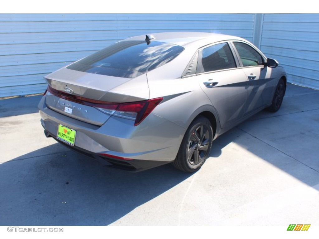 2021 Elantra SEL - Fluid Metal / Black photo #8