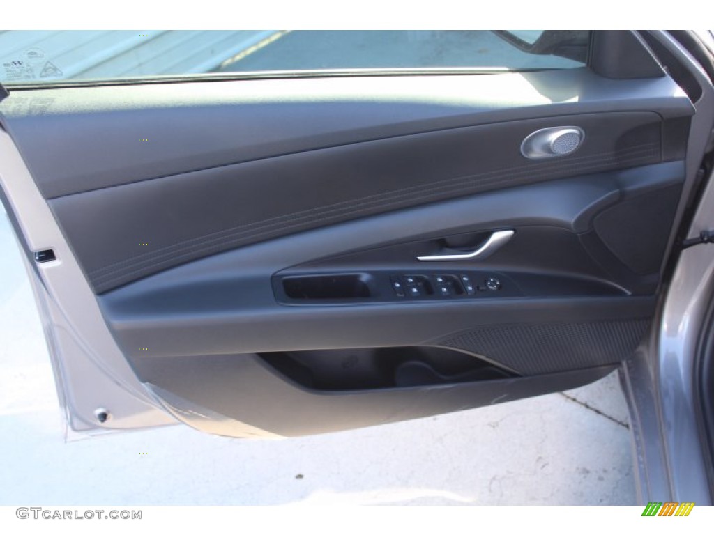 2021 Elantra SEL - Fluid Metal / Black photo #9