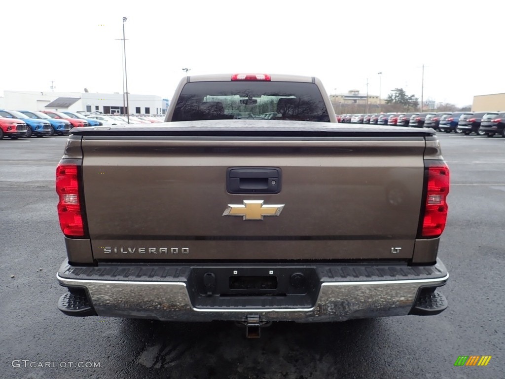 2015 Silverado 1500 LT Double Cab 4x4 - Brownstone Metallic / Jet Black photo #3