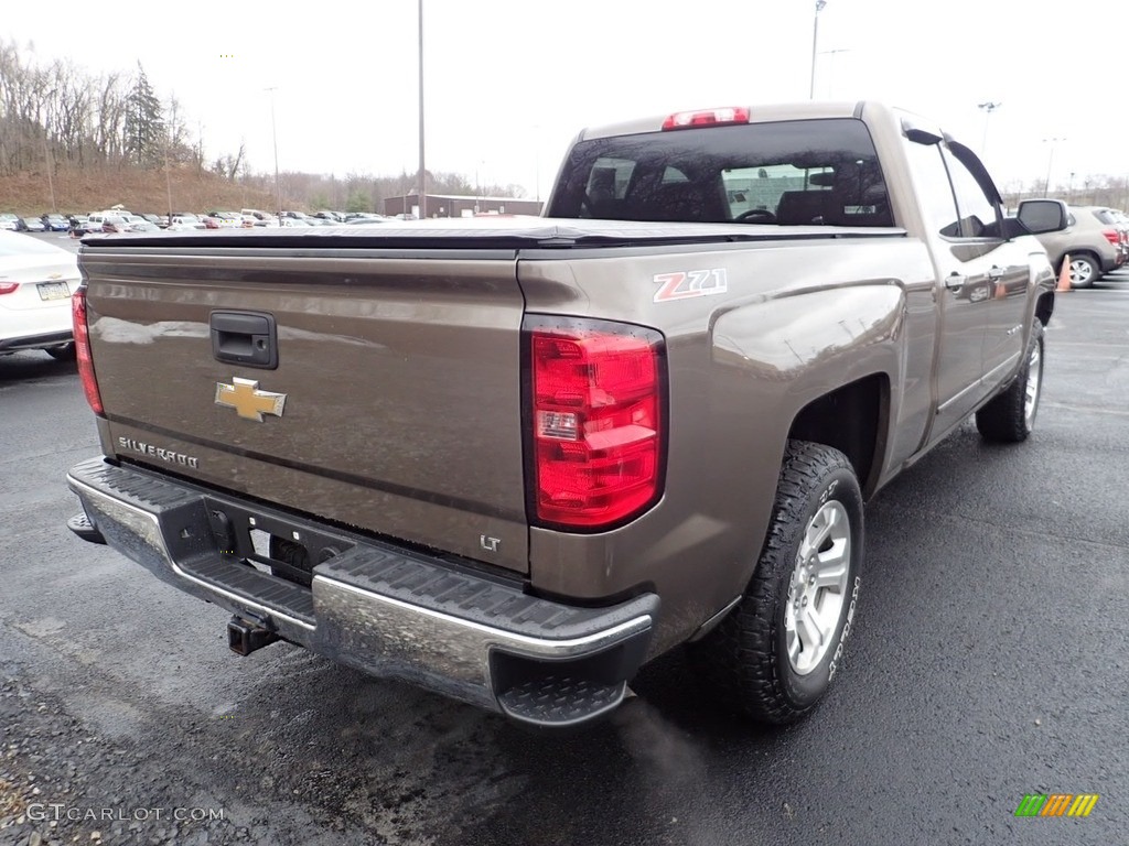 2015 Silverado 1500 LT Double Cab 4x4 - Brownstone Metallic / Jet Black photo #4