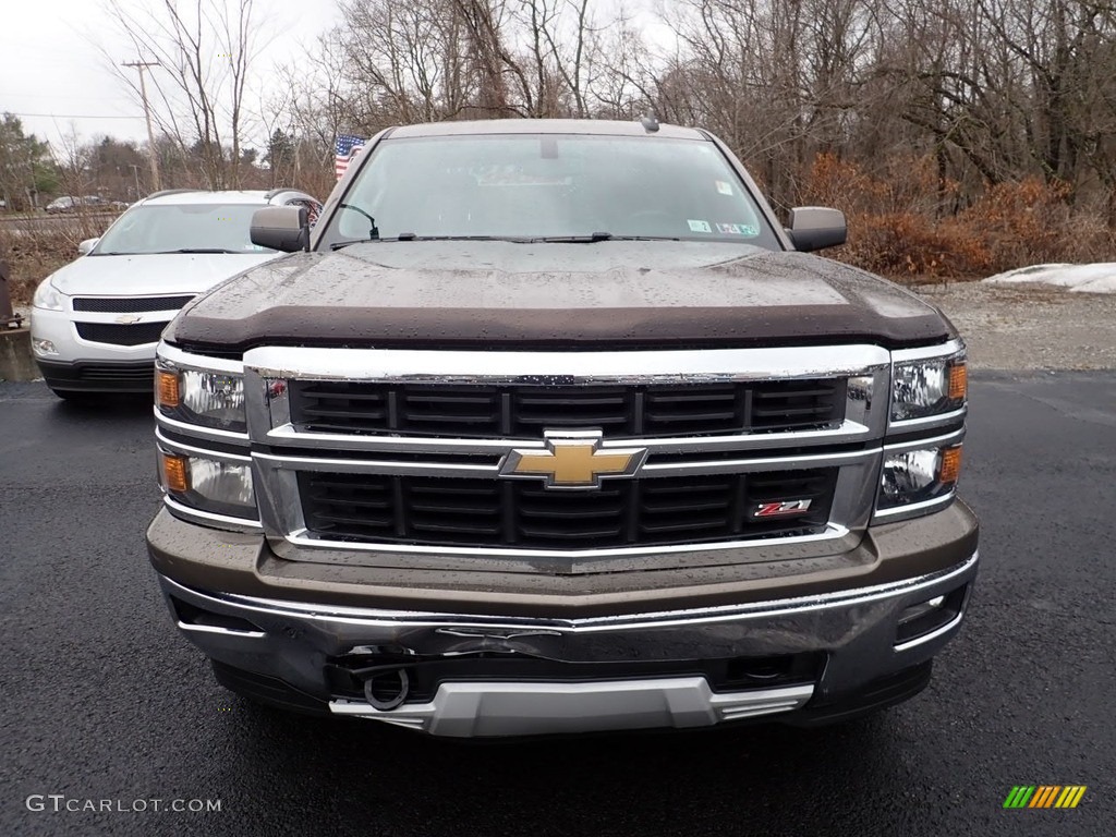 2015 Silverado 1500 LT Double Cab 4x4 - Brownstone Metallic / Jet Black photo #6