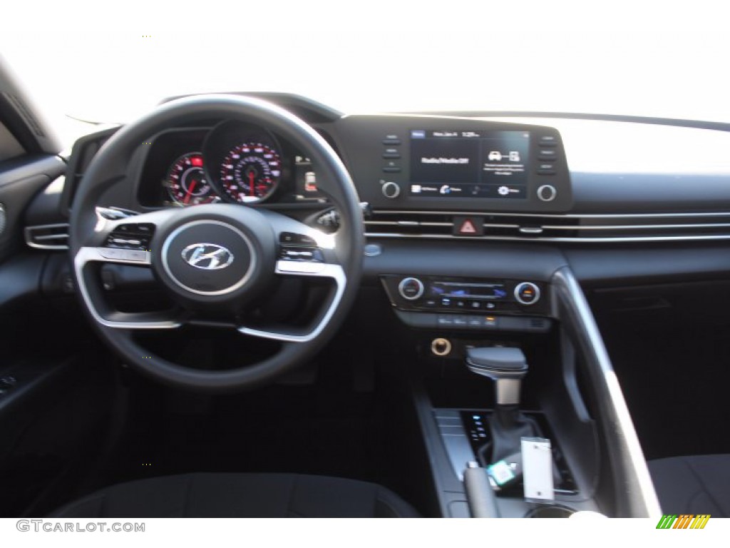 2021 Elantra SEL - Fluid Metal / Black photo #21