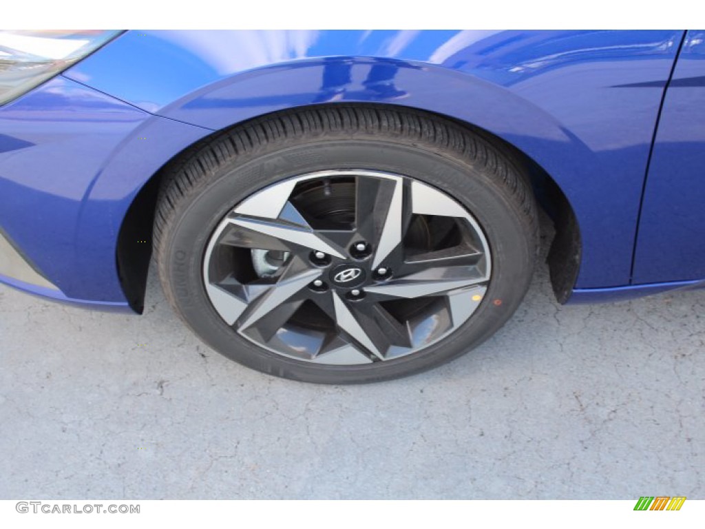 2021 Elantra SEL - Intense Blue / Medium Gray photo #5