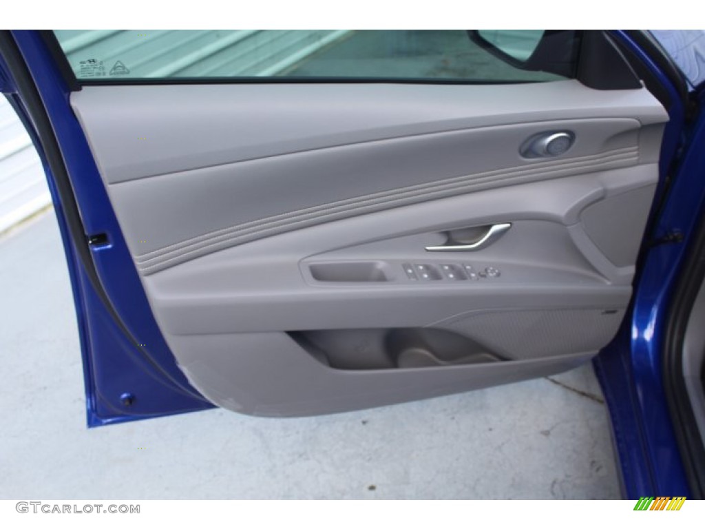 2021 Elantra SEL - Intense Blue / Medium Gray photo #9