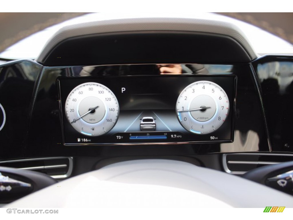 2021 Elantra SEL - Intense Blue / Medium Gray photo #13