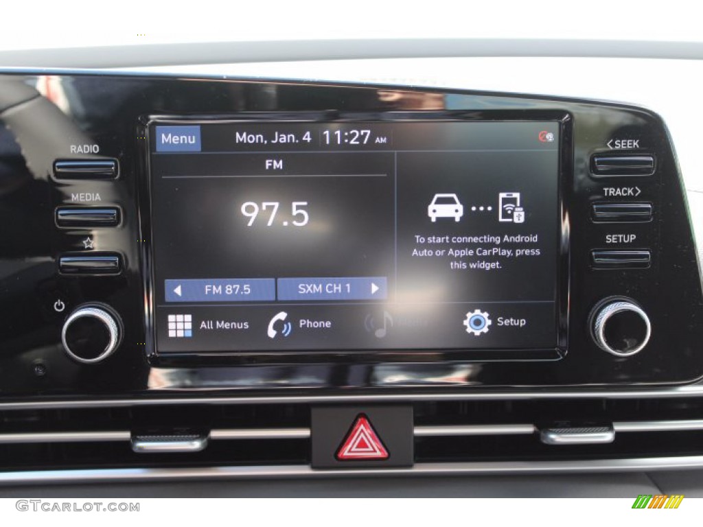 2021 Elantra SEL - Intense Blue / Medium Gray photo #15