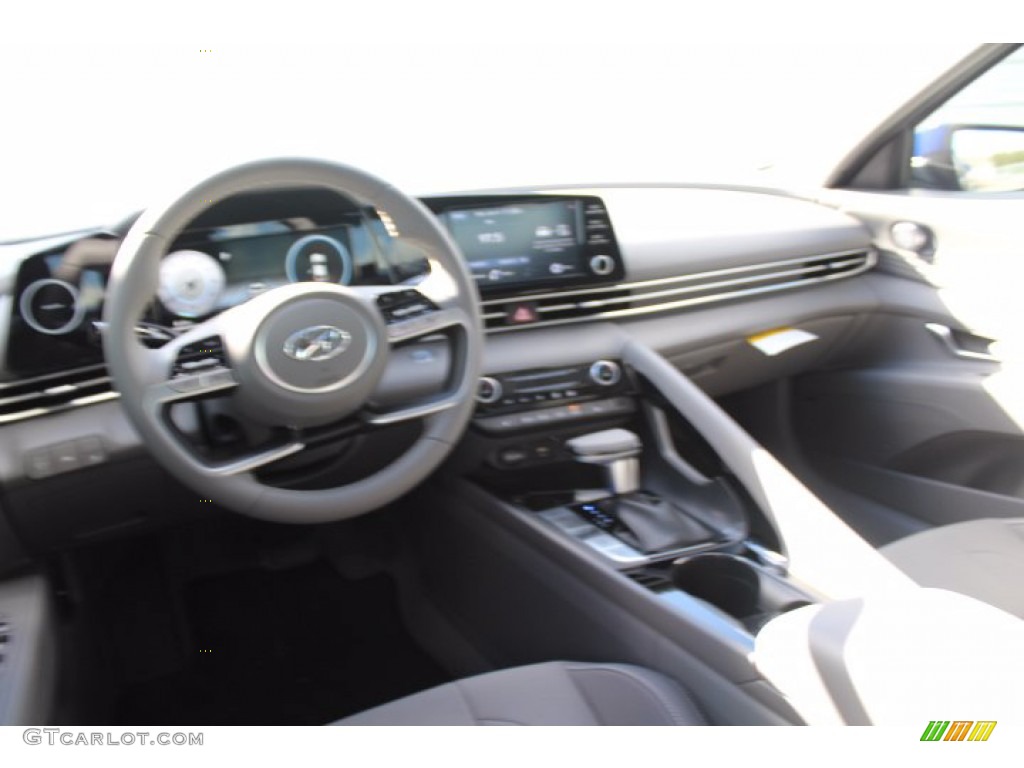 2021 Elantra SEL - Intense Blue / Medium Gray photo #21