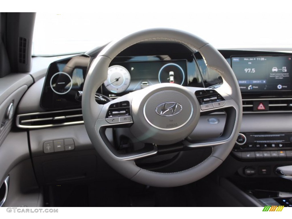 2021 Elantra SEL - Intense Blue / Medium Gray photo #22