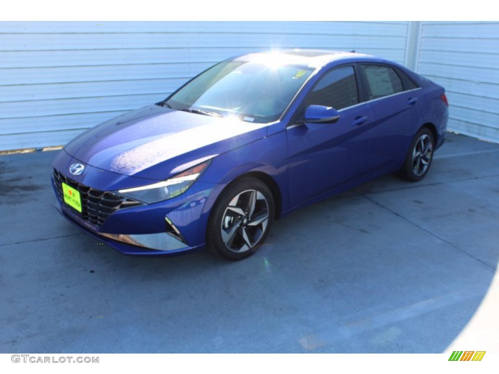 2021 Elantra SEL - Intense Blue / Black photo #4