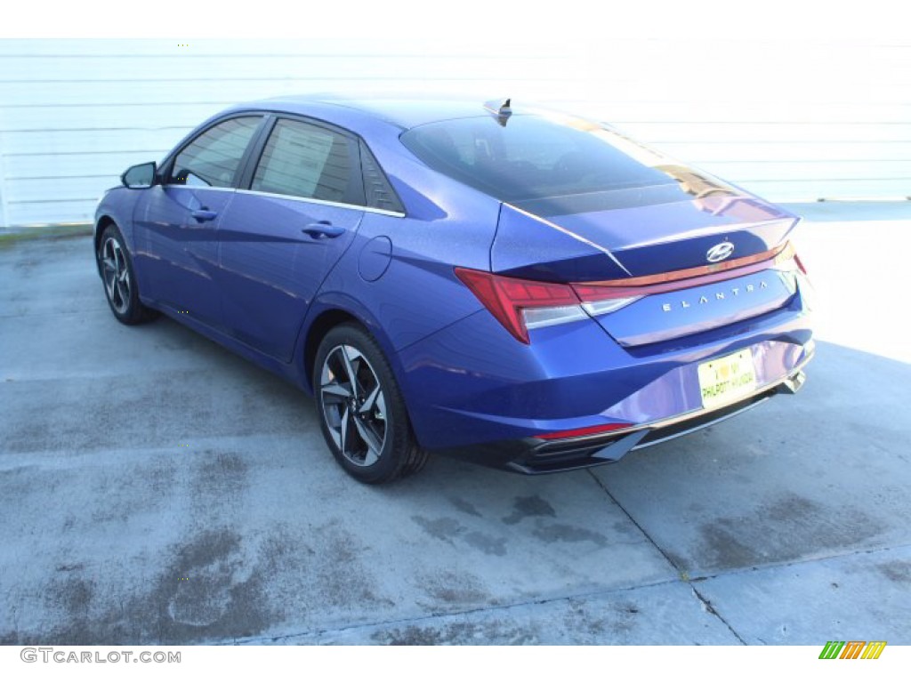 2021 Elantra SEL - Intense Blue / Black photo #6