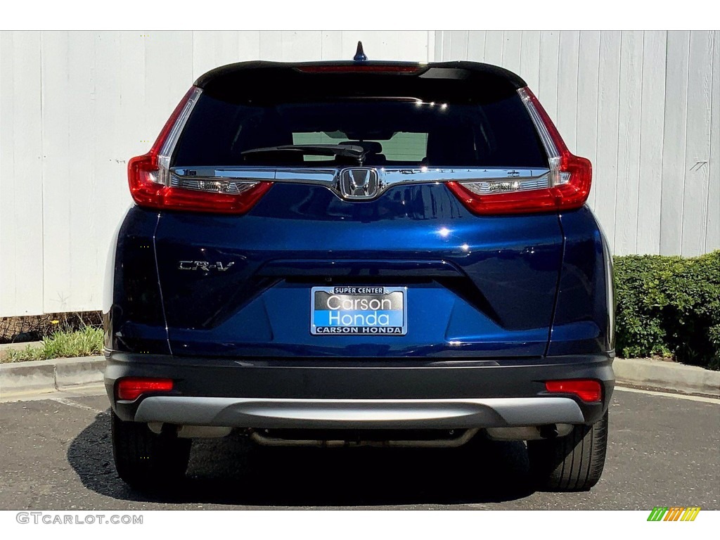 2019 CR-V EX - Obsidian Blue Pearl / Gray photo #5