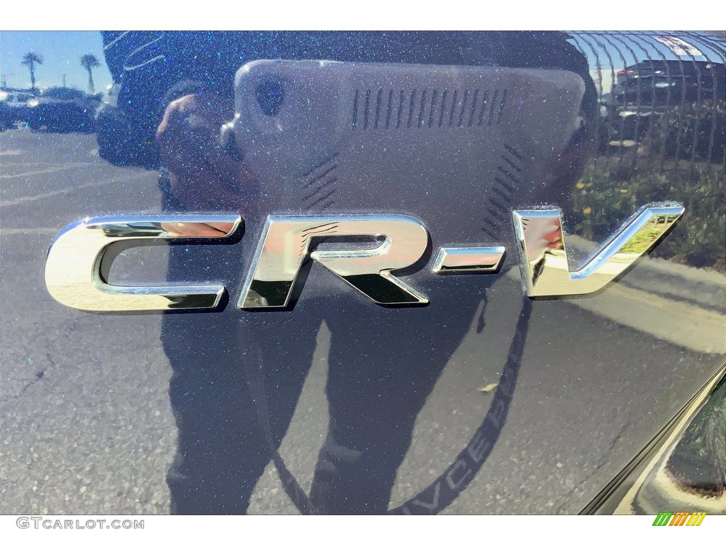 2019 CR-V EX - Obsidian Blue Pearl / Gray photo #9