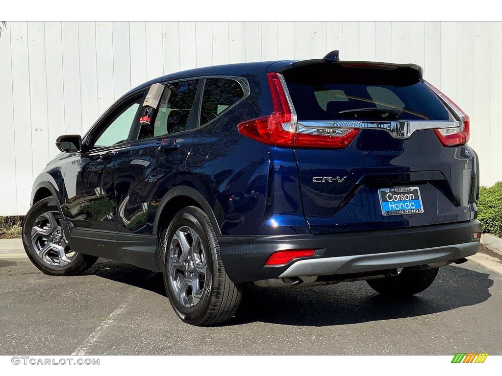 2019 CR-V EX - Obsidian Blue Pearl / Gray photo #12