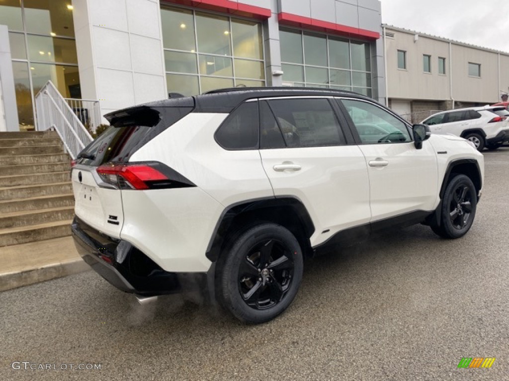 Blizzard White Pearl 2021 Toyota RAV4 XSE AWD Hybrid Exterior Photo #140701209