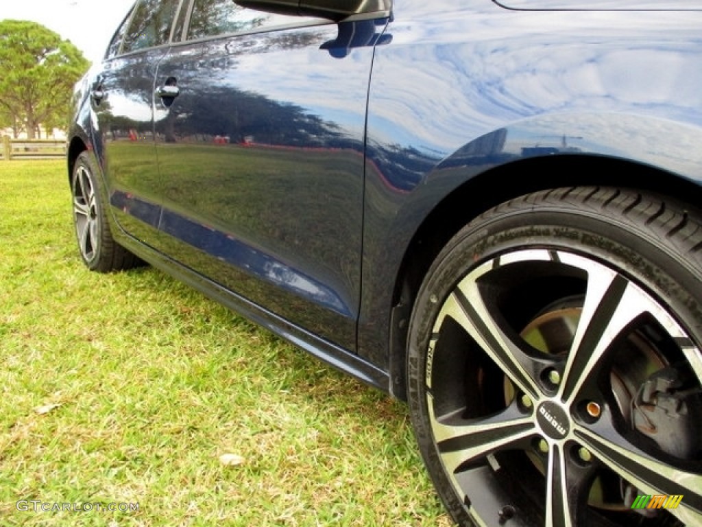 2012 Jetta SE Sedan - Tempest Blue Metallic / Titan Black photo #23