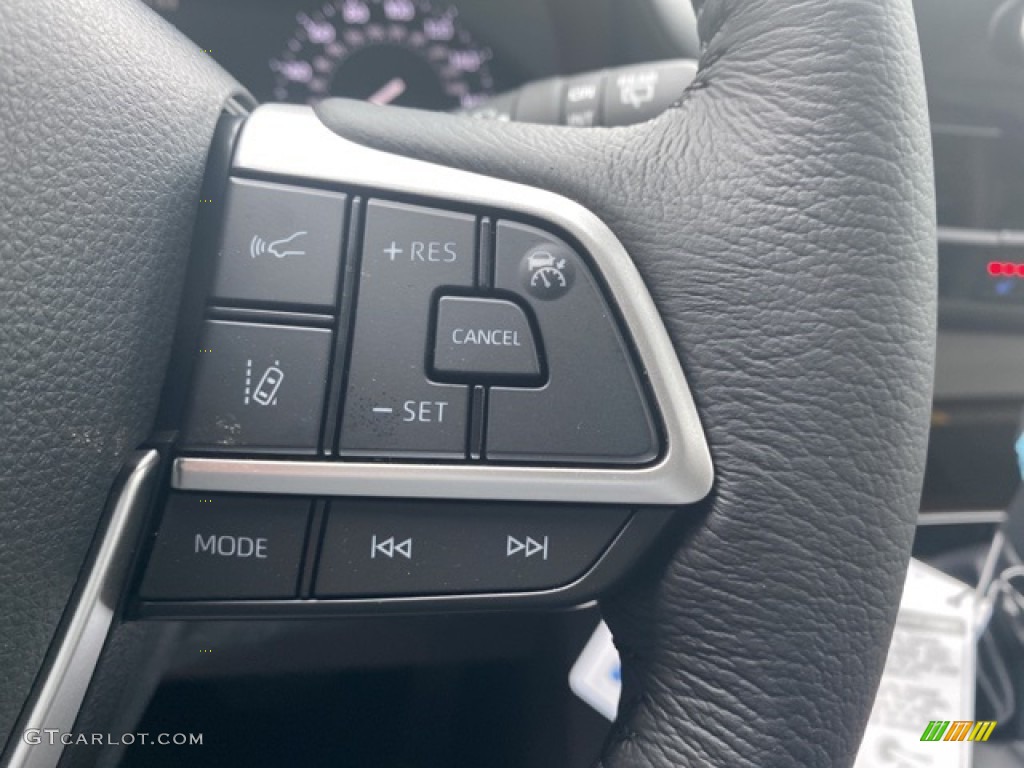 2021 Toyota Sienna XLE AWD Hybrid Graphite Steering Wheel Photo #140701648