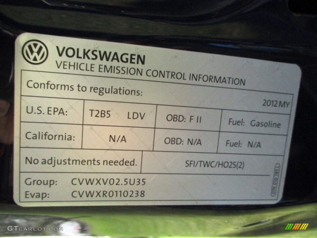 2012 Jetta SE Sedan - Tempest Blue Metallic / Titan Black photo #76