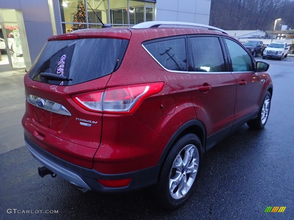 2016 Escape Titanium 4WD - Ruby Red Metallic / Medium Light Stone photo #2