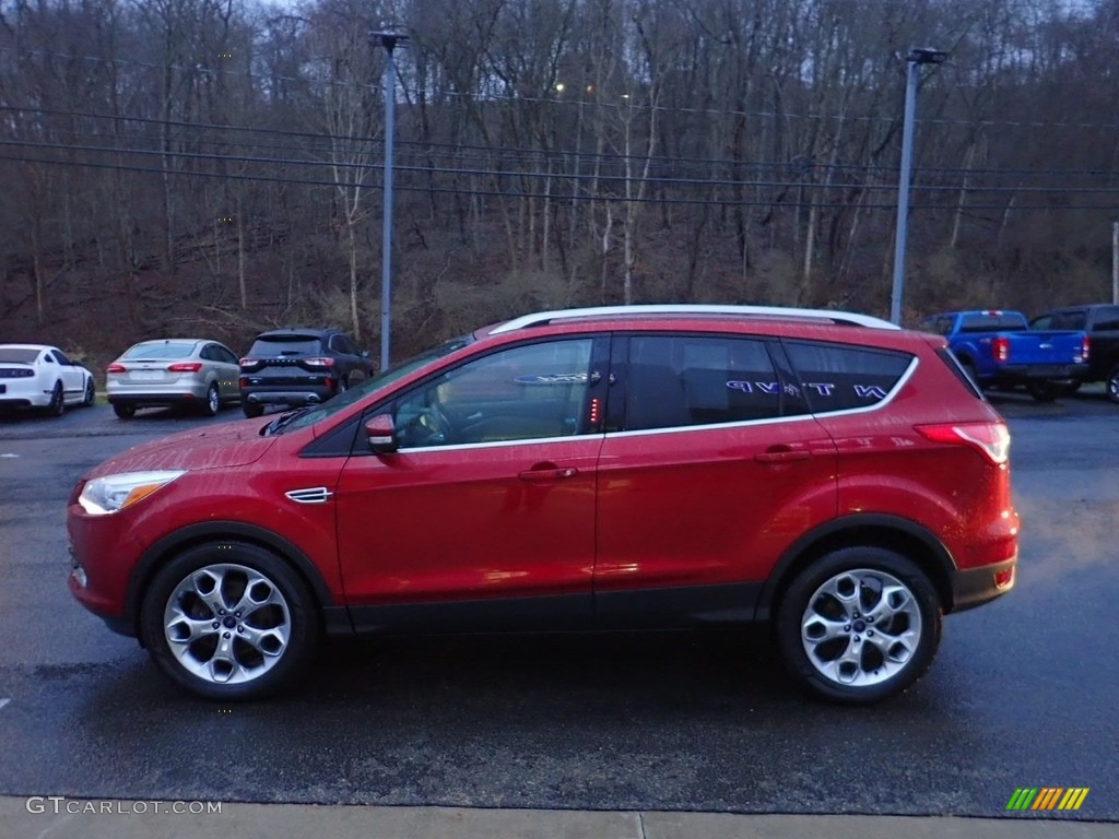 2016 Escape Titanium 4WD - Ruby Red Metallic / Medium Light Stone photo #6