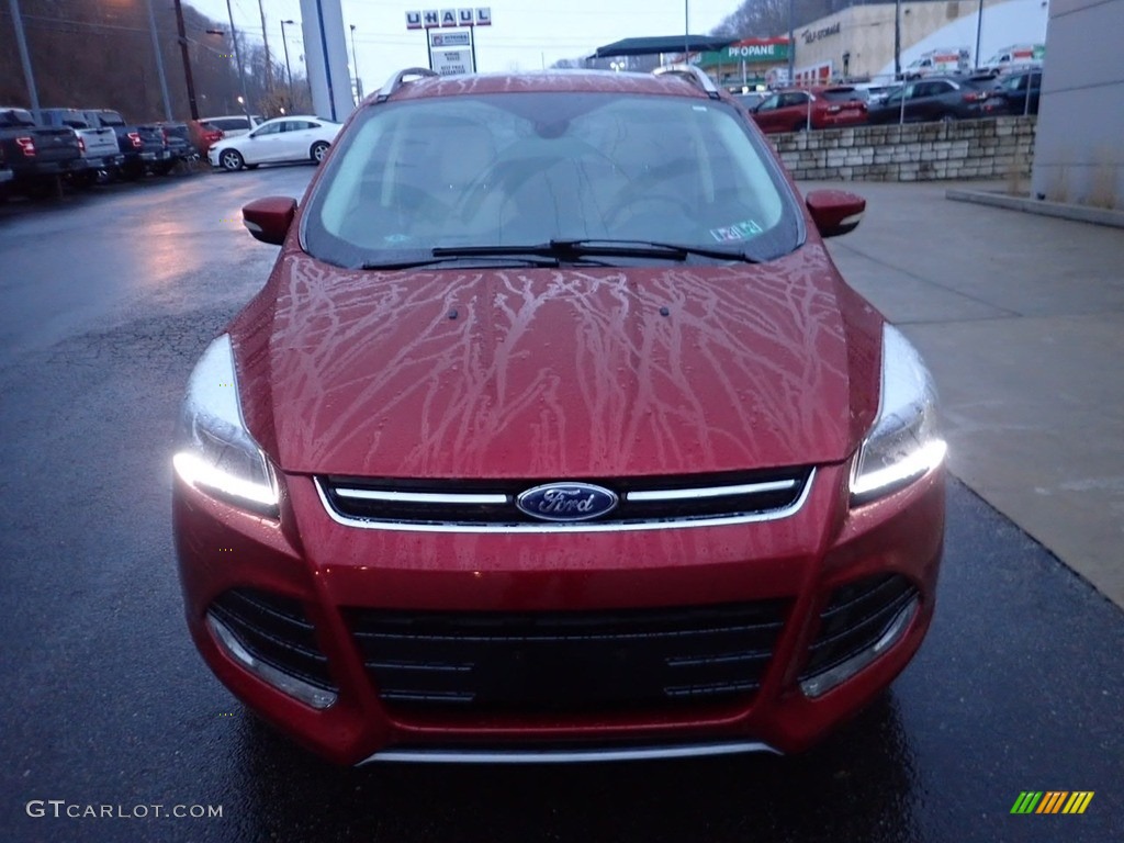 2016 Escape Titanium 4WD - Ruby Red Metallic / Medium Light Stone photo #8
