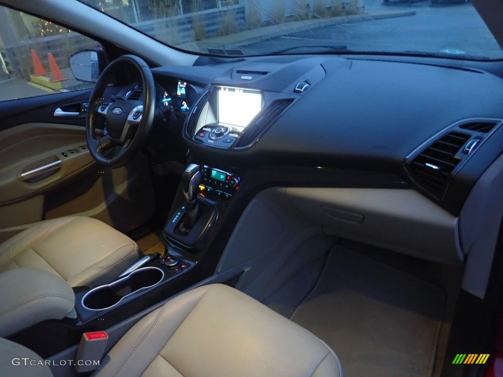 2016 Escape Titanium 4WD - Ruby Red Metallic / Medium Light Stone photo #12