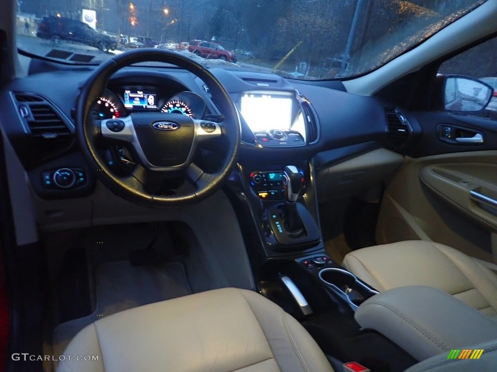 2016 Escape Titanium 4WD - Ruby Red Metallic / Medium Light Stone photo #17