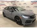 2021 Sonic Gray Pearl Honda Civic Sport Hatchback  photo #2