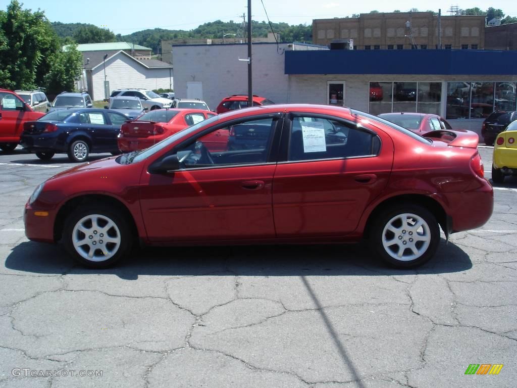 2003 Neon SXT - Blaze Red Crystal Pearl / Dark Slate Gray photo #4