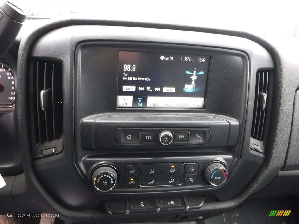 2019 Silverado 2500HD Work Truck Crew Cab 4WD - Deep Ocean Blue Metallic / Dark Ash/Jet Black photo #3