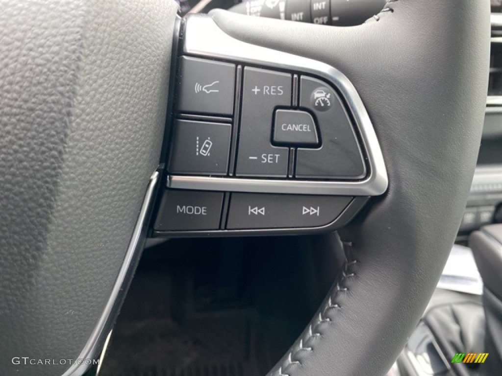 2021 Toyota Highlander XSE AWD Black Steering Wheel Photo #140702774