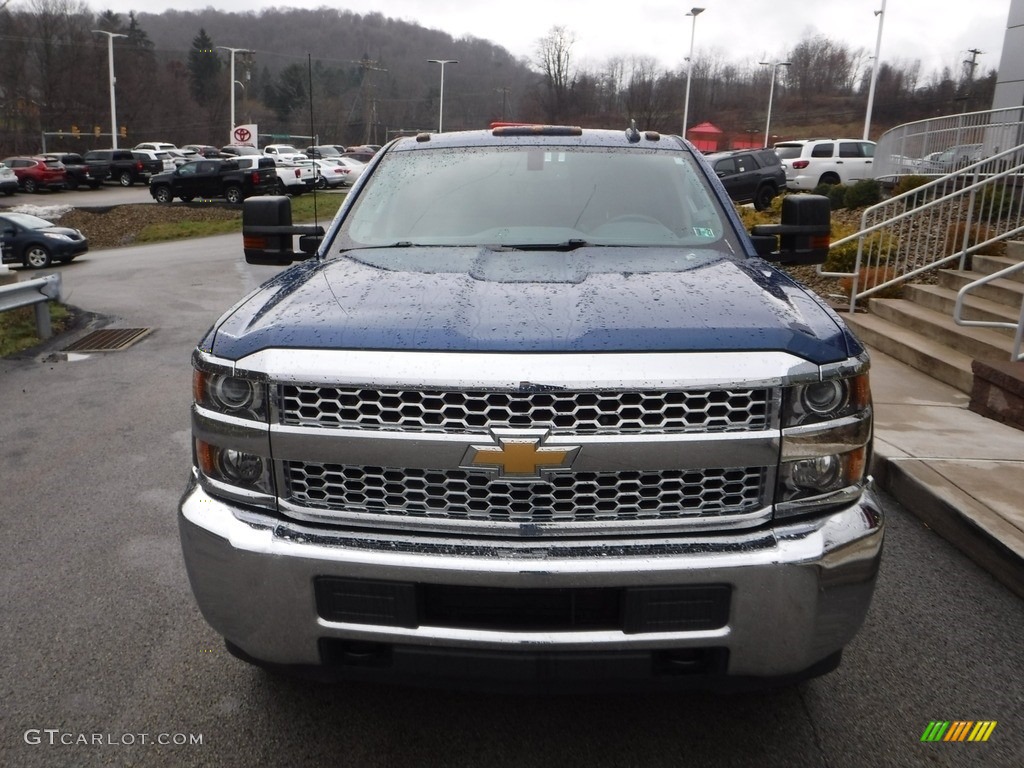 2019 Silverado 2500HD Work Truck Crew Cab 4WD - Deep Ocean Blue Metallic / Dark Ash/Jet Black photo #10