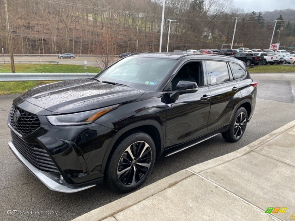 Midnight Black Metallic 2021 Toyota Highlander XSE AWD Exterior Photo #140702914