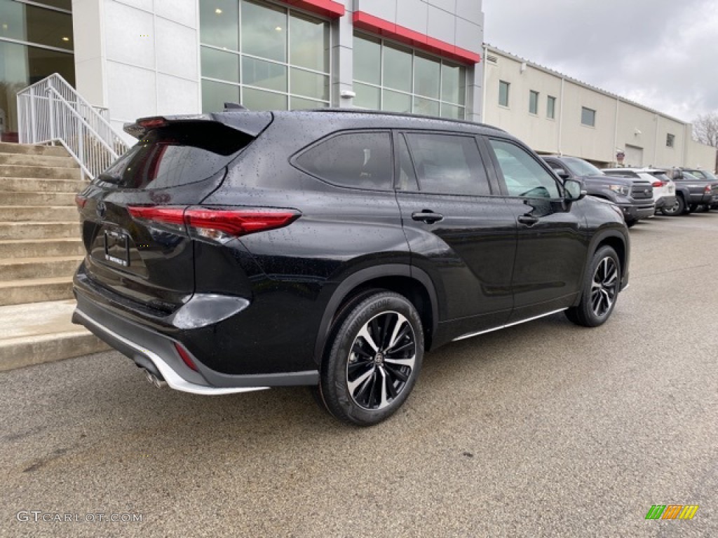 Midnight Black Metallic 2021 Toyota Highlander XSE AWD Exterior Photo #140702939