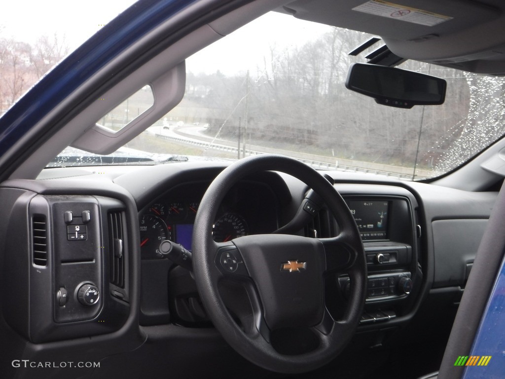 2019 Silverado 2500HD Work Truck Crew Cab 4WD - Deep Ocean Blue Metallic / Dark Ash/Jet Black photo #16