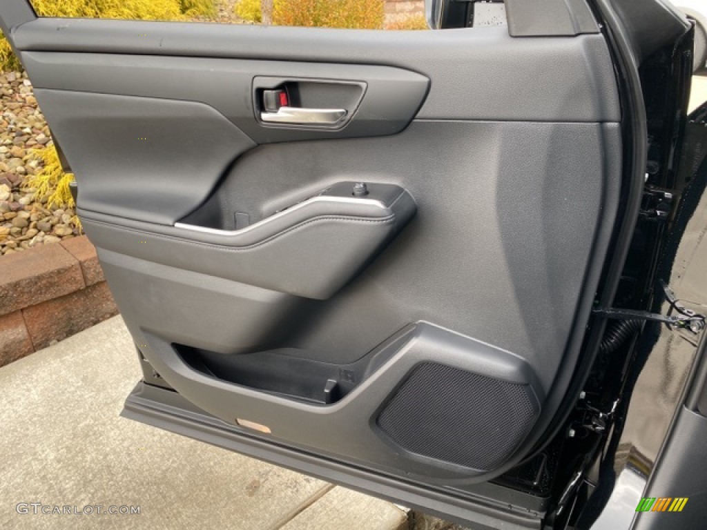 2021 Toyota Highlander XSE AWD Black Door Panel Photo #140703113