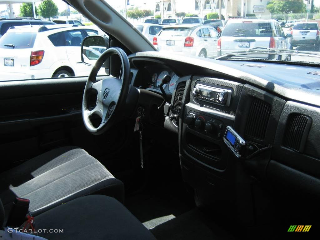 2003 Ram 1500 SLT Quad Cab - Bright Silver Metallic / Dark Slate Gray photo #18