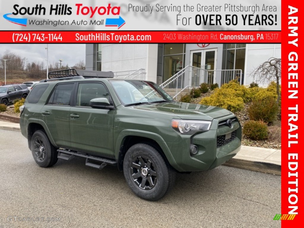 2021 4Runner Trail Special Edition 4x4 - Army Green / Black/Graphite photo #1