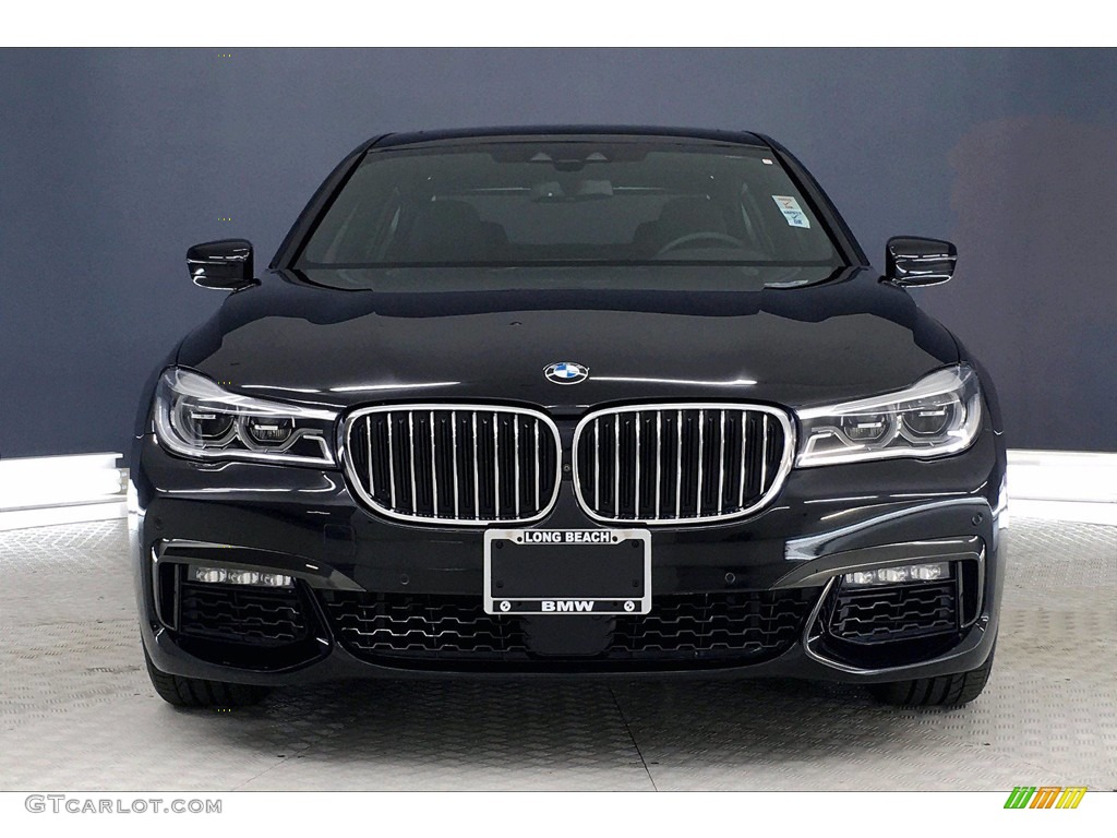 2018 7 Series 750i Sedan - Black Sapphire Metallic / Black photo #2