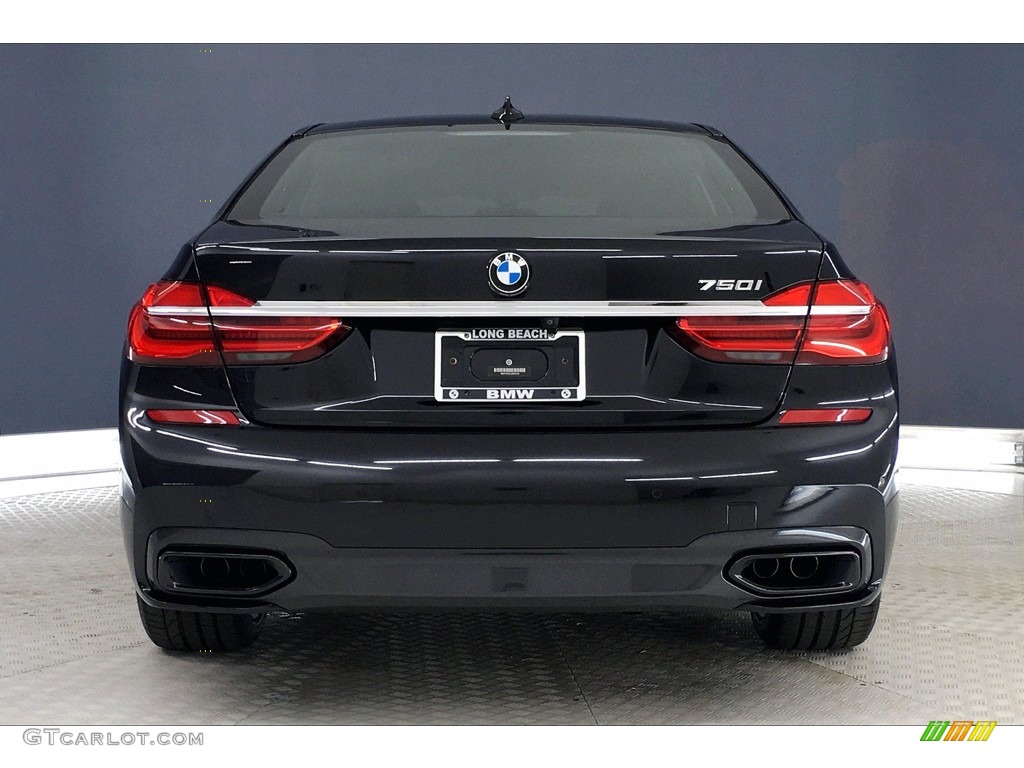 2018 7 Series 750i Sedan - Black Sapphire Metallic / Black photo #3