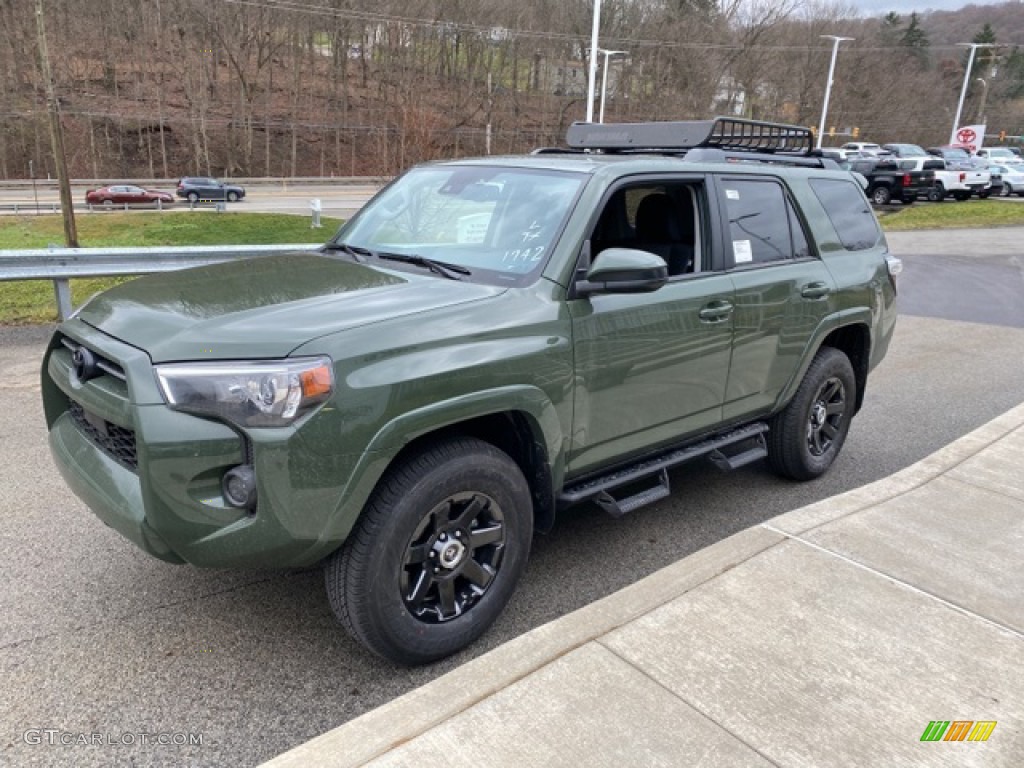 Army Green 2021 Toyota 4Runner Trail Special Edition 4x4 Exterior Photo #140704418