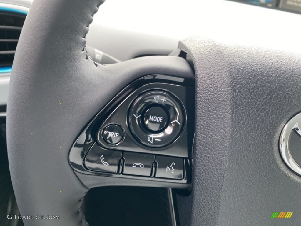 2021 Toyota Prius XLE AWD-e Moonstone Steering Wheel Photo #140705003