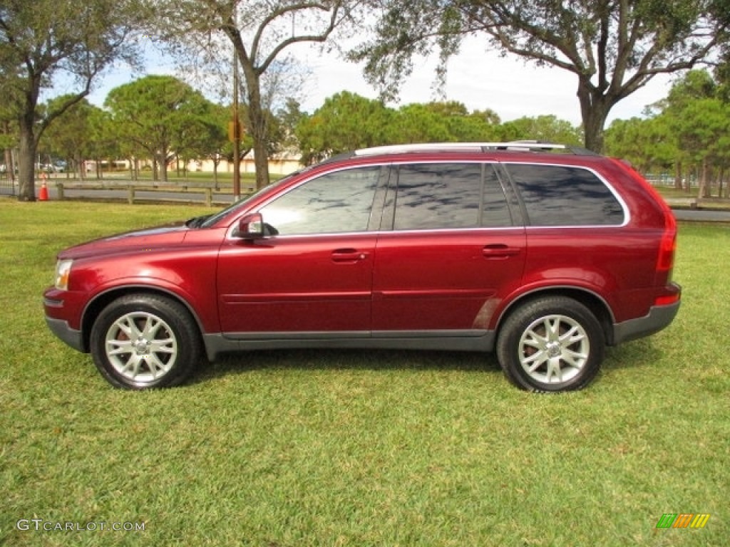 2007 XC90 V8 AWD - Ruby Red Metallic / Sandstone photo #3