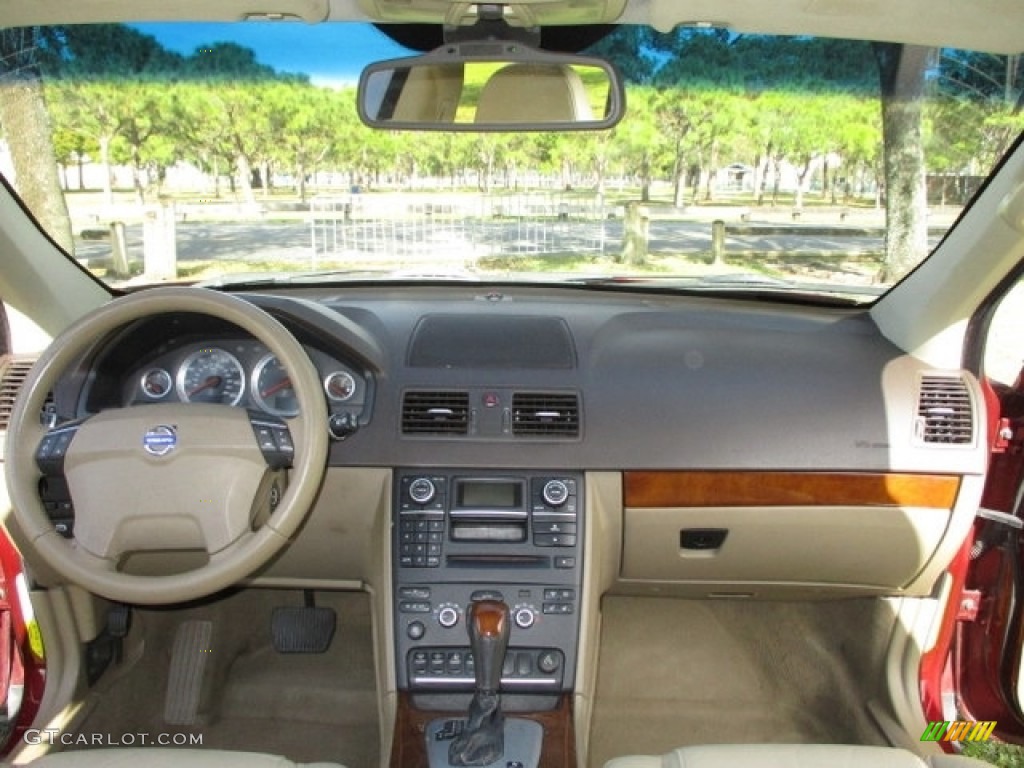2007 XC90 V8 AWD - Ruby Red Metallic / Sandstone photo #4