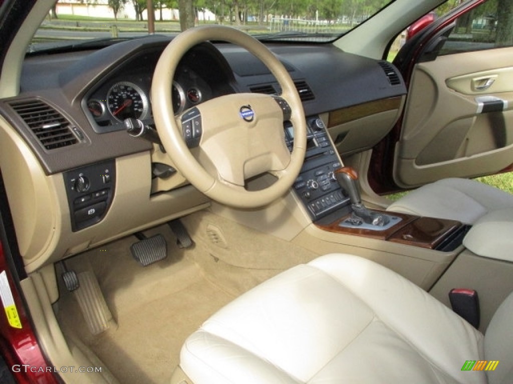 2007 XC90 V8 AWD - Ruby Red Metallic / Sandstone photo #14