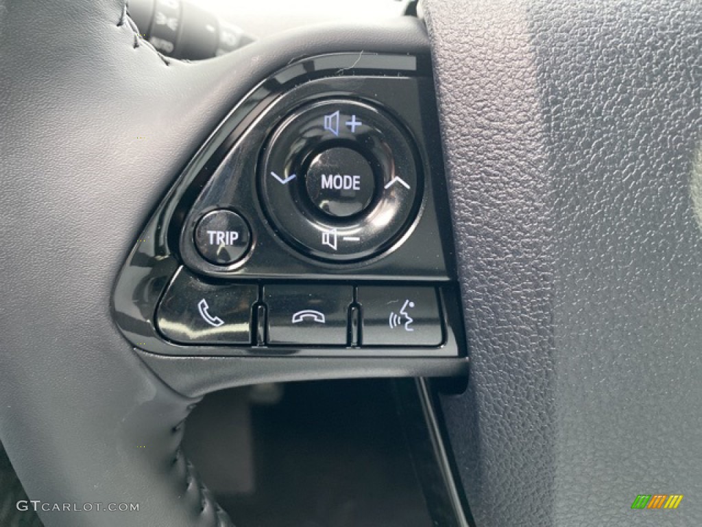 2021 Toyota Prius XLE AWD-e Moonstone Steering Wheel Photo #140705669