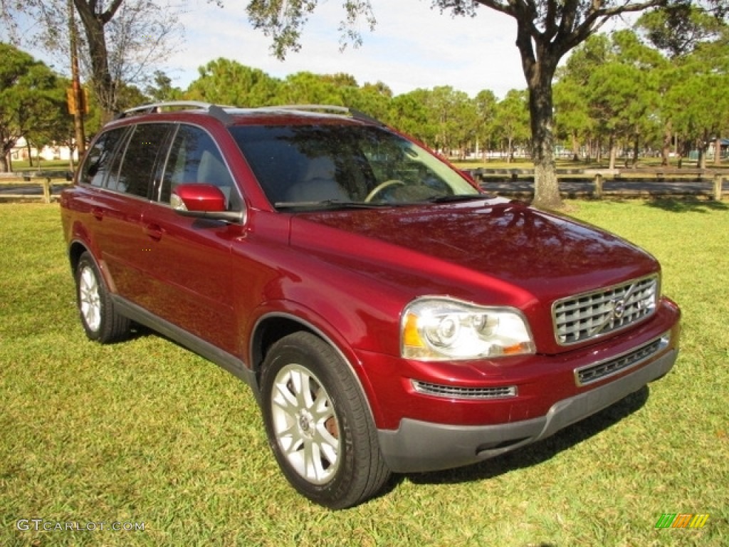 2007 XC90 V8 AWD - Ruby Red Metallic / Sandstone photo #27
