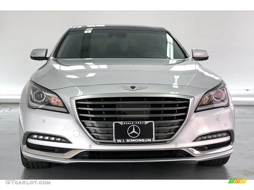 2018 Genesis G80 RWD - Santiago Silver / Black photo #2
